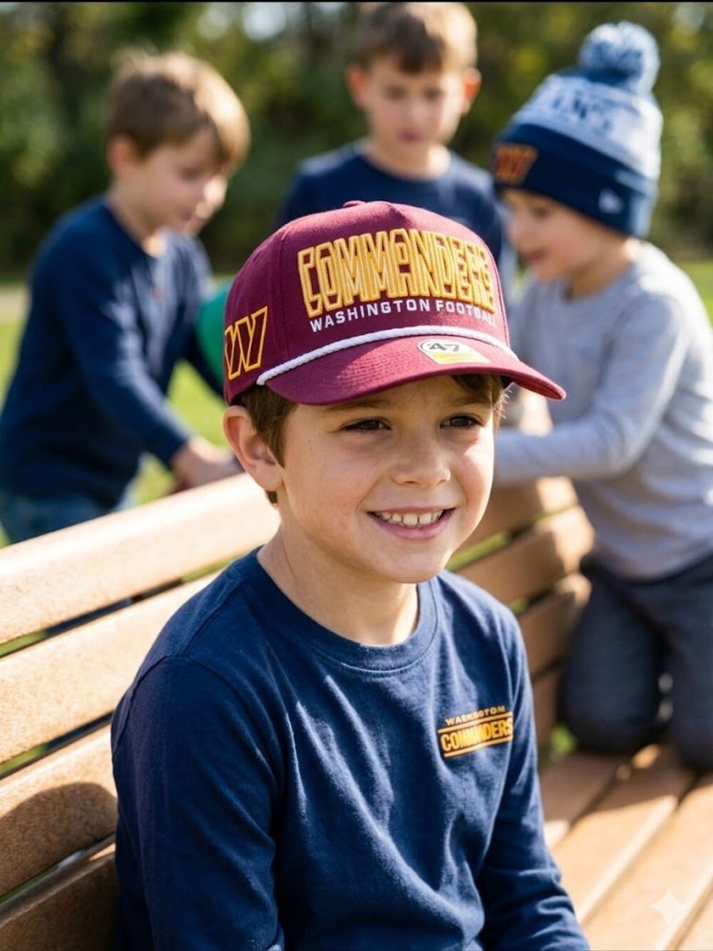 47 Youth Washington Commanders Cardinal Byline Hitch Adjustable Hat